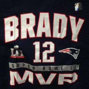 Men's Nike Tom Brady Super Bowl LI MVP T Shirt XL BNIB